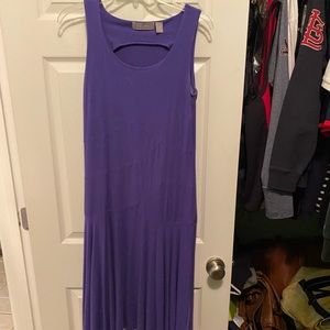 Purple Liz Claiborne slip on dress.
